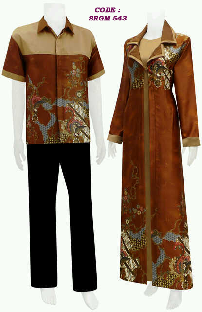 Busana batik  modern model  jubah  code SRGM 54 KOLEKSI 