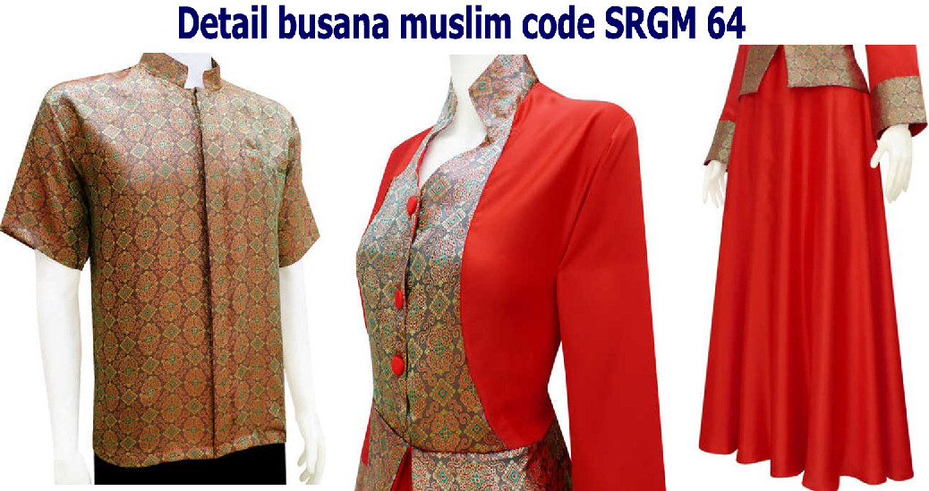 Gamis batik gaun dengan kain songket code SRGM 64 ini merupakan 